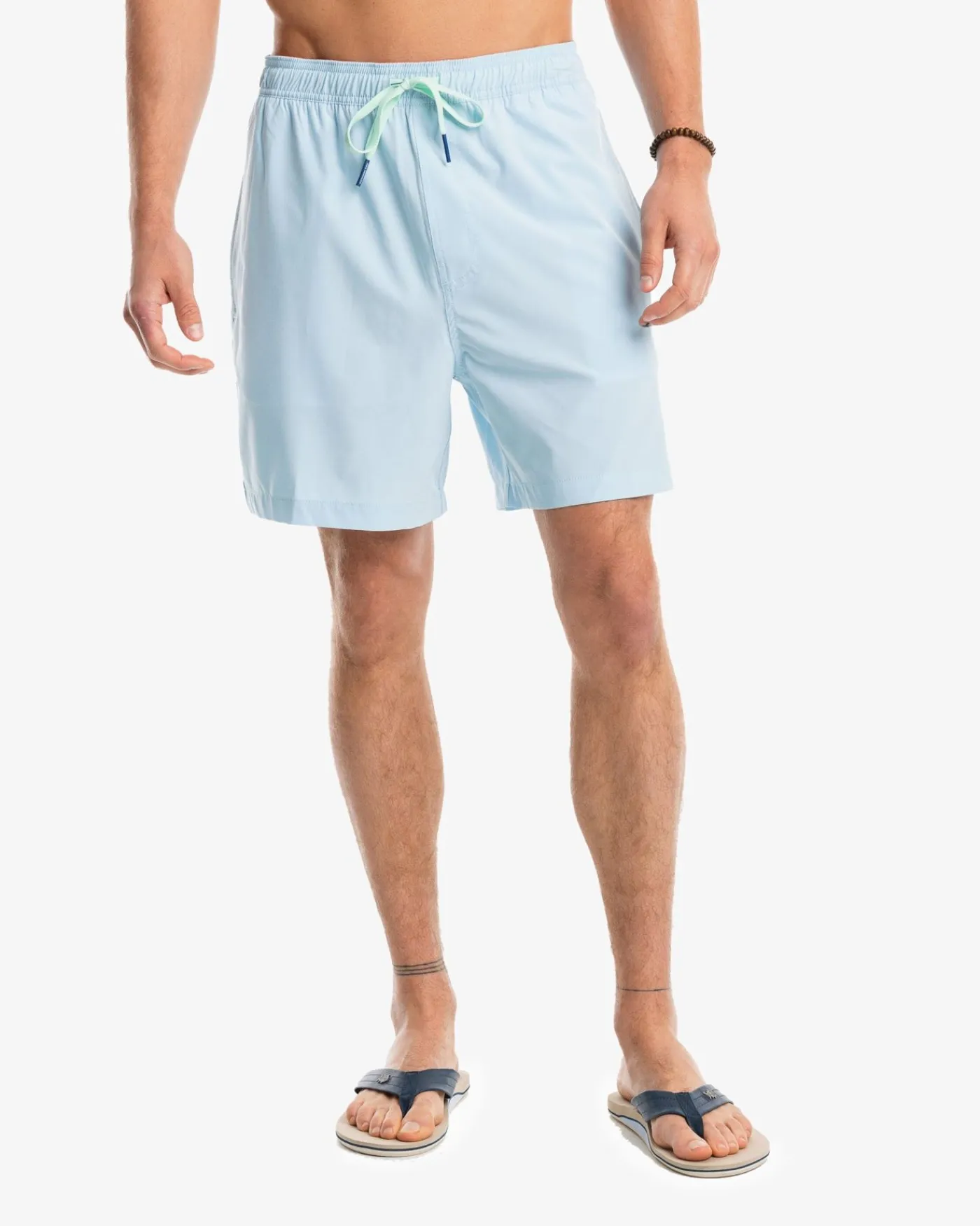 Fashion Southern Tide Solid Swim Trunk