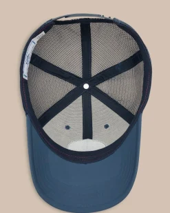 Shop Southern Tide South Carolina Patch Performance Trucker Hat Seven Seas Blue