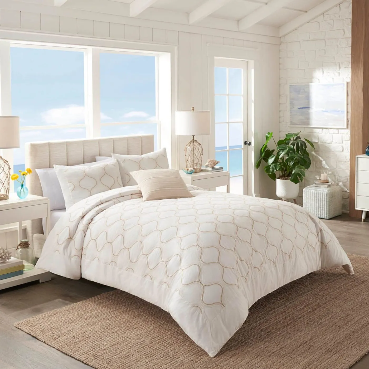 Cheap WPH Southern Tide Hartsville Comforter Set Sand