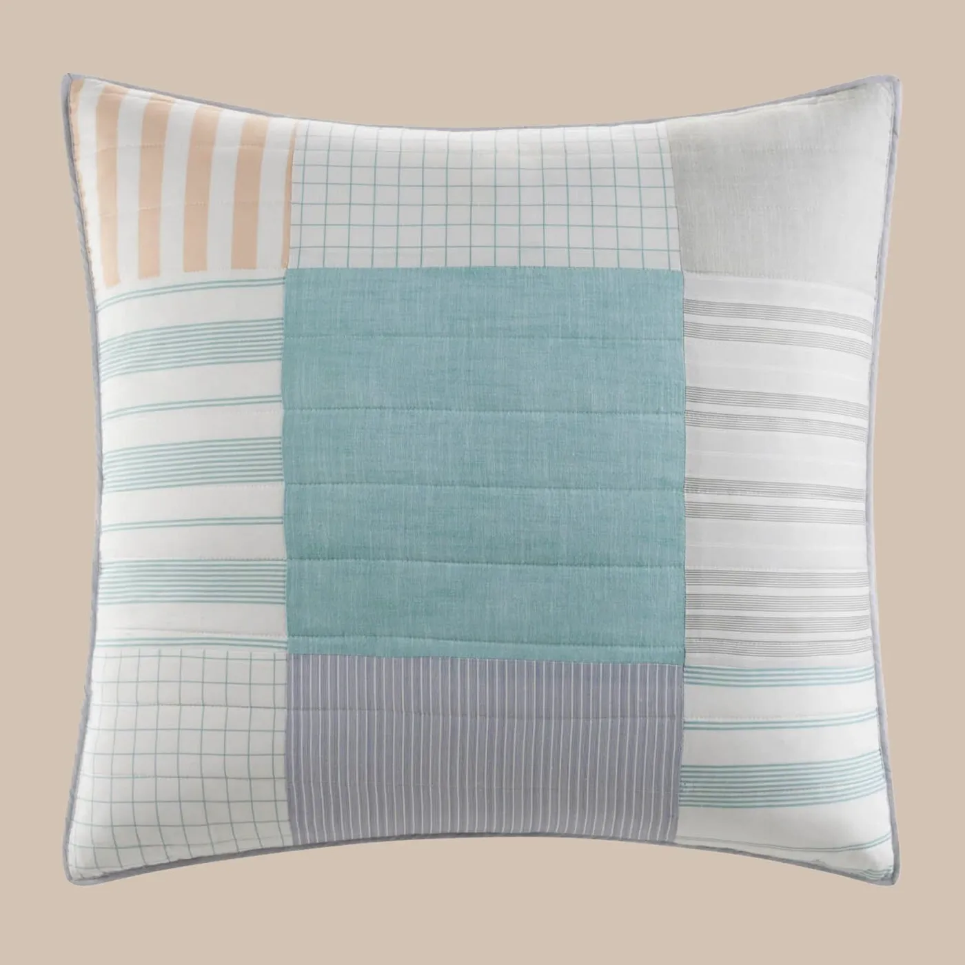 Sale WPH Southern Tide Nautical Mile European Square Sham Seaglass
