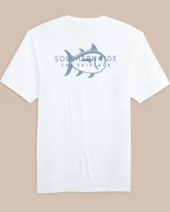 Clearance Southern Tide St Opaque Short Sleeve T-Shirt Classic White