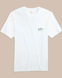 Clearance Southern Tide St Opaque Short Sleeve T-Shirt Classic White
