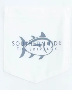 Clearance Southern Tide St Opaque Short Sleeve T-Shirt Classic White