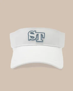 Fashion Southern Tide St Print Performance Visor White
