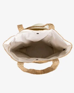 Sale Southern Tide Straw Traveler Tote Natural