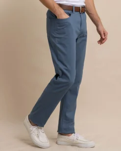 Best Southern Tide Sullivan Five Pocket Pant Blue Haze