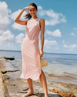 New Southern Tide Sun Farer Stripe Midi Tank Dress