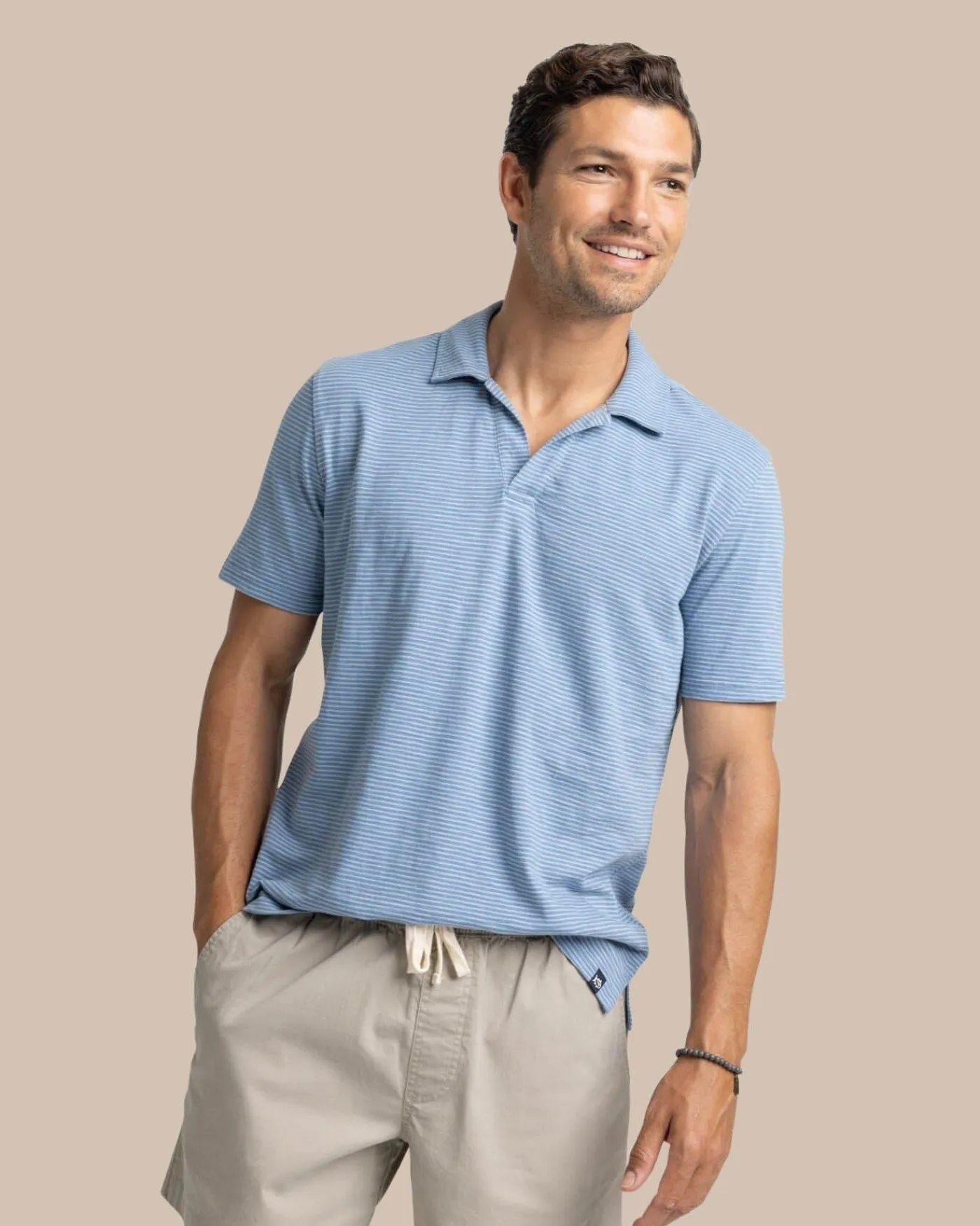 Shop Southern Tide Sun Farer Summertree Stripe Polo