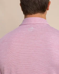 Cheap Southern Tide Team Colors Driver Spacedye Polo Shirt