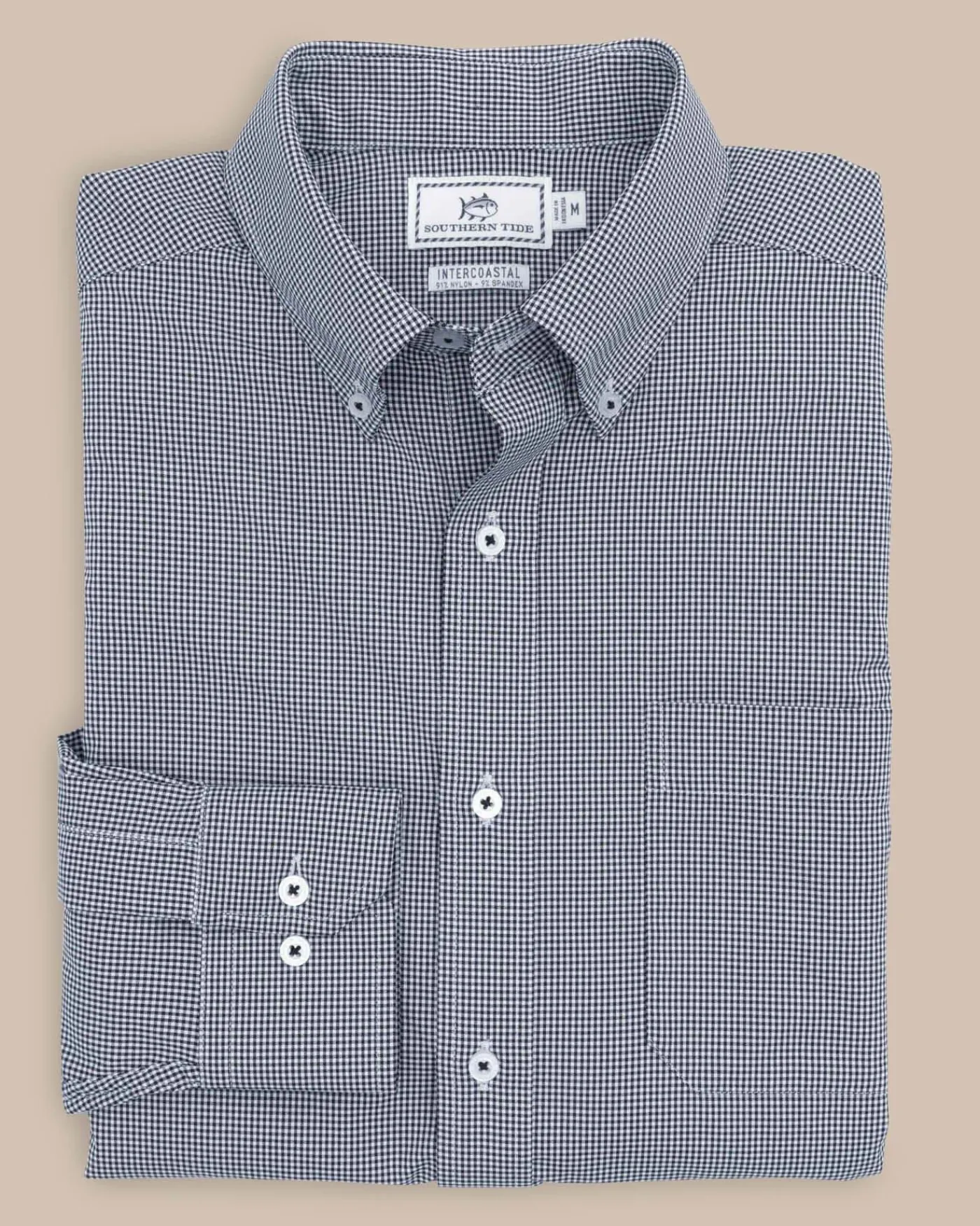 Cheap Southern Tide Team Colors Gingham Intercoastal Sport Shirt