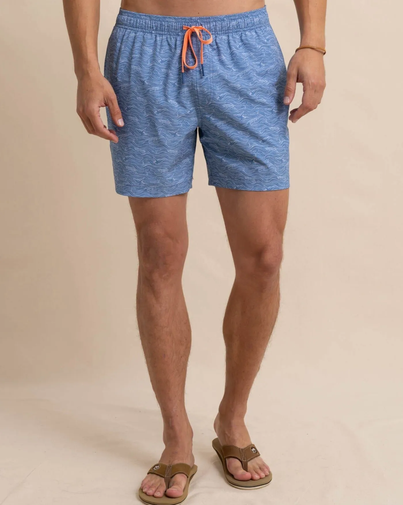 Online Southern Tide The Whaler Swim Trunk Coronet Blue