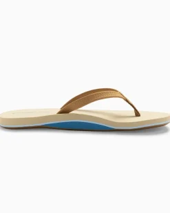 Flash Sale Southern Tide Womens Leather Weekend Flipjacks Seashore