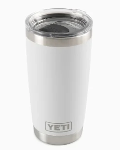 New Southern Tide Yeti Rambler 20 Oz Skipjack Tumbler White