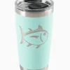 Hot Southern Tide Yeti Rambler 20 Oz Skipjack Tumbler Seafoam